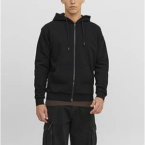 Usine personnalisée Premium Heavyweight 100% coton sweat à capuche zippé brodé vêtements d'hiver-prix de gros - Product Image 2