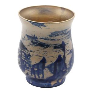 Bougeoir en T agréable et décoratif unique en verre et fer plaqué laiton Design moderne Bougeoir pour mariage - Product Image 2