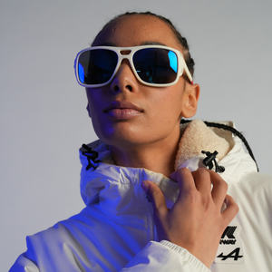 Lunettes de soleil de sport de luxe Alpine A290, lunettes de qualité supérieure avec un design moderne blanc brillant - Product Image 3