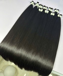 Cabello Humano Vietnamita 100% Natural, Liso, Doble Trama, Cutícula Alineada, para Trenzas y Extensiones, Venta al Por Mayor - Product Image 1
