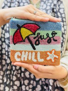 Fantasía elegante hecho a mano con cuentas verano bordado tiburón diseño Mini bolso con cremallera Premium moda lujo moda de la India - Product Image 2