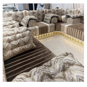 Sofá estilo Majlis árabe, diseño clásico, elegante conjunto para sala de estar, asientos de esquina de lujo, diseño que ahorra espacio - Product Image 1