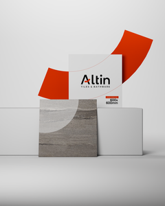 Azulejos de Cerámica de Porcelana de Lujo de 60x60 cm, Aspecto de Piedra Inglesa, Gris Oscuro, Acabado Brillante, Calidad Premium, Azulejos de 600x600 mm para Sala de Estar - Product Image 1