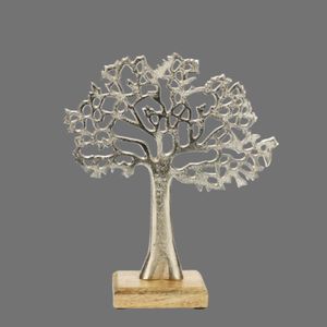Mini decoración de árbol de Metal para mesa, figurita de árbol de estilo Vintage, Decoración de mesa de oficina y sala de estar - Product Image 4