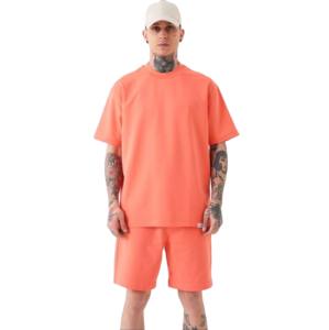 Ensembles de shorts pour hommes de la meilleure qualité pour l'été correspondant au logo personnalisé 100% coton 220 GSM Jersey tissu Hip Hop ensembles de shorts pour hommes - Product Image 1