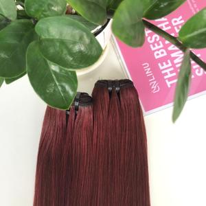 ผมตรงกระดูกผมคนแท้จากเวียดนามผมตรงขอบหยักทรงหลวมสีเบอร์กันดี - Product Image 6