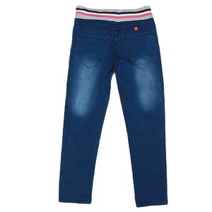 Pantalon en jean brodé pour filles - Bleu - Product Image 3