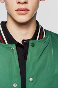 New Winter Coated <b>Men's</b> Satin <b>Jacket</b> Stand Collar Front Logo Custom Color & Plus Size Reversible Waterproof with Oem - Product Image 6