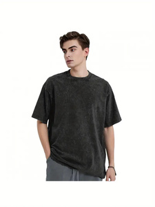 Nouveau style de t-shirt court pour hommes coupe ample en coton de bonne qualité avec stock, vêtements en vrac, mélange de vêtements en balle, vêtements d'occasion - Product Image 3