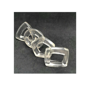 Vente en gros rond de serviette en acrylique anneaux de serviette en papier ou en tissu brillant de Thanksgiving pour l'emballage de cadeaux - Product Image 3