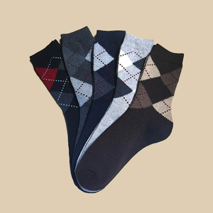Vente en gros Nouveau design sur mesure OEM Chaussettes d'hiver pour hommes Couleurs personnalisées taille et logo Qualité exportation Shadow Chaussettes élégantes pour hommes - Product Image 5