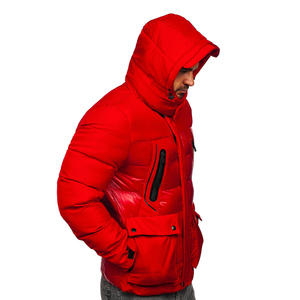 เสื้อแจ็กเก็ตทรงพองผ้าลินินของผู้ชายเสื้อแจ็กเก็ตสำหรับฤดูหนาวดีไซน์ไฮสตรีทระบายอากาศได้ดีกันน้ำ - Product Image 4