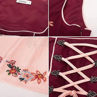 Robe traditionnelle Oktoberfest Dirndl pour femmes allemande bavaroise bière Festival femme de chambre Costume carnaval fête déguisement dirndl
