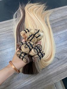 Extensions de Cheveux Vierges Bruts de Qualité Supérieure en Gros, Tissages Colorés Balayage/Ombre, 100% Vietnamiens avec Cuticules Alignées - Product Image 4