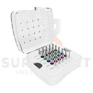 Kit de brocas de tapón integral Kit de brocas de implante dental con tapón Kit de fresas de taladro quirúrgico dental con tapones - Product Image 5