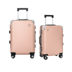 Bagages de conception unique 6005 cadre en aluminium roulettes à roulettes en aluminium valises à roulettes ensembles valise de voyage 100% PC matériel - Product Image 1