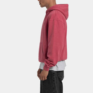 Sudaderas con Lavado Ácido para Invierno, Color Sólido, 100% Algodón, Ecológicas, Duraderas, Ropa de Moda Hecha en Pakistán - Product Image 3