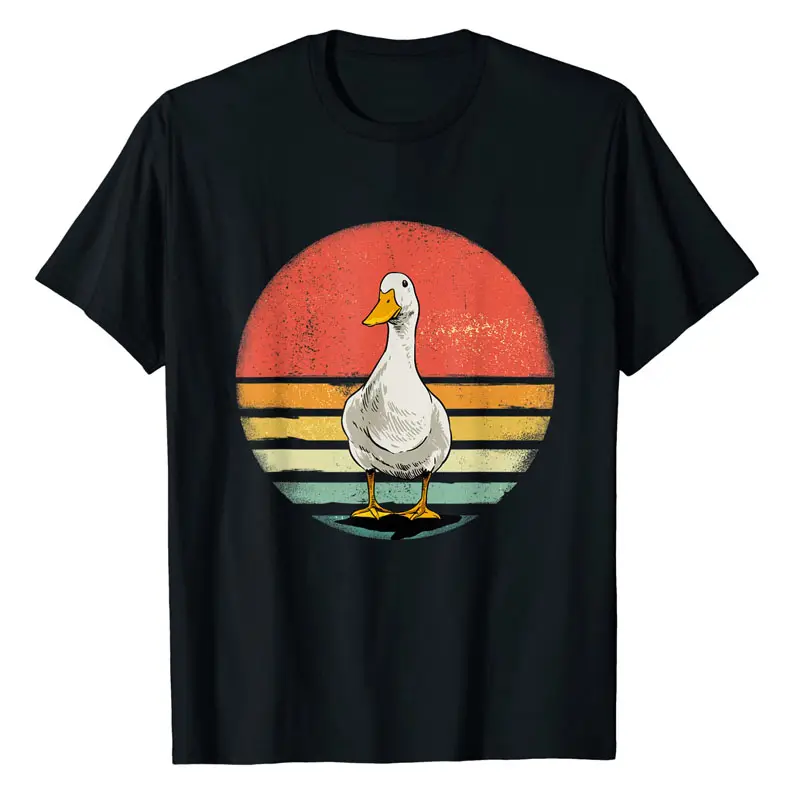 Camiseta de pato Funny Duck-Stuff Graphic Tee Tops Blusas de manga corta Hombres Ropa de moda de verano