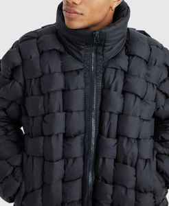 Chaqueta Acolchada Transpirable de Calidad Profesional con Diseño de Collage Personalizado, Chaqueta de Plumón Abrigada de Gran Tamaño para Hombre, Estilo Urbano - Product Image 6