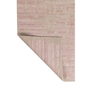 พรมไนลอนถักมือสีเบจและสีน้ำตาลลายแบบนามธรรมสำหรับห้องนั่งเล่นหรือห้องนอน-Aiwn-3001 - Product Image 5