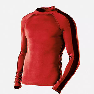 เสื้อรัดรูปแขนยาวสำหรับผู้ชายไซส์ใหญ่ ระบายอากาศได้ดี แห้งเร็ว น้ำหนักเบา ป้องกันแบคทีเรีย เป็นมิตรกับสิ่งแวดล้อม UPF50 100% - Product Image 6