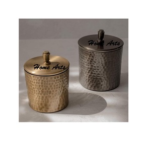 Serveur de collations de noix de couleur argentée d'acier inoxydable avec le plateau et le couvercle en bois serveur de dessert de taille personnalisée en vrac - Product Image 2