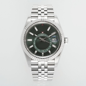 Montre de luxe mécanique de qualité supérieure 42mm Usine ZF ETA 2824 Mouvement 326934 Montre verte multifonction en acier 904l - Product Image 1