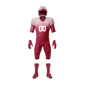 Meilleur design, qualité supérieure, uniforme de football américain personnalisé, vente chaude, matériau en polyester antibactérien, toutes saisons - Product Image 3