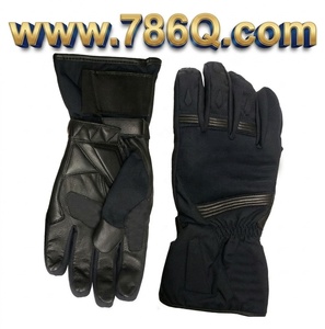 Guantes de cuero para deportes a prueba de agua para motocicleta, guantes tácticos para montar en bicicleta y senderismo - Product Image 1