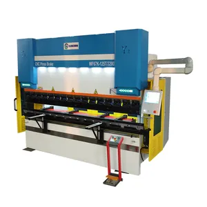 Automatic 125 Ton Hydraulic Press Brake for Aluminum and Carbon Steel Processing with Reliable Pump and Engine Core Components