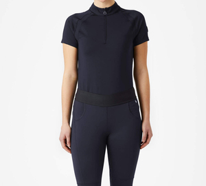 Meilleure qualité Polyester Spandex tissu respirant équestre à manches courtes couche de base pour les femmes Jodhpur & culottes - Product Image 4