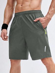 Shorts de course en coton pour hommes, shorts de fitness d'été, shorts de jogging respirants, vêtements de sport pour la salle de sport, OEM ODM, logo personnalisé disponible - Product Image 4