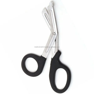 Tijeras para Cortar Vendajes Médicos de 7.5'' de Acero Inoxidable, Tijeras de Trauma EMT, Instrumento Manual, Certificación CE, Grado Hospitalario - Product Image 4