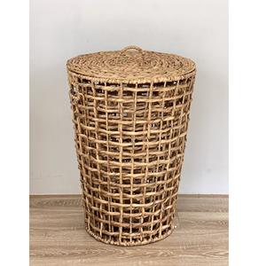 Cesta de Almacenamiento de Ropa de Jacinto de Agua Hecha a Mano, Color Natural, Ecológica, Multiusos, Estilo Simple, Hecha en Vietnam, Nueva - Product Image 2