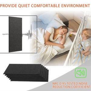 100% poliéster Pro-Environment PET autoadhesivo estilo industrial paneles de pared acústicos tablero acústico absorbente de sonido - Product Image 6