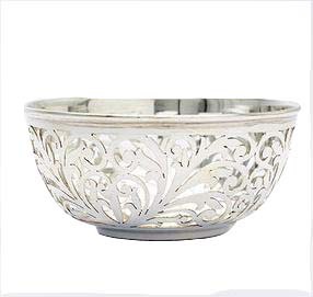 Bol de service de fruits à finition antique Design attrayant vaisselle restauration servant bol de fruits en métal en acier inoxydable pour les fruits - Product Image 6