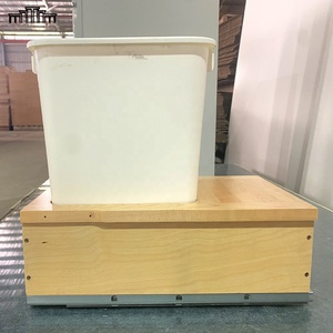 กล่องลิ้นชักไม้พร้อมลิ้นชัก DTC ร่อนและถังขยะสินค้าใหม่พร้อมประกอบตู้วางในครัว - Product Image 3