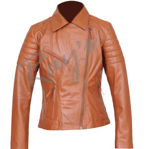 Veste en cuir imperméable de haute qualité à col montant formel et écologique pour hommes - Product Image 1