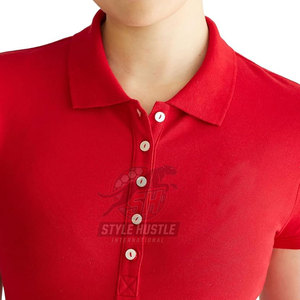 Camisetas Polo para Mujer de Primera Calidad en Oferta, Camisetas Polo para Mujer con Diseño Personalizado, Camisetas Polo para Mujer de Color Sólido - Product Image 5