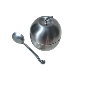 Tazón de Metal Moderno de la India con Acabado Plateado para Azúcar y Sal, para Uso Decorativo en el Hogar, Hoteles y Restaurantes - Product Image 4