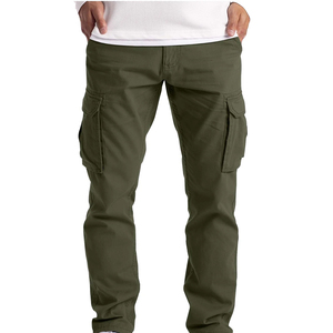 100% alta calidad Multi bolsillos Joggers hombres marca precio barato personalizado para hombre Nylon Cargo Jogger nuevo diseño pantalones de Bangladesh - Product Image 6
