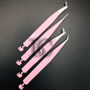 Pinzas para extensiones de pestañas hermosas sostenibles de visón recién llegadas, hechas con material de acero inoxidable probado - Product Image 1