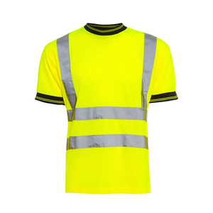 Camiseta Polo de Seguridad Reflectante de Alta Visibilidad, Secado Rápido, Certificación CE, para Hombre, Ropa de Trabajo, Construcción, Verde, Poliéster, Uniforme - Product Image 6