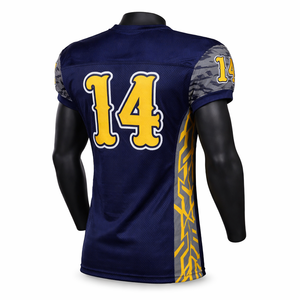 Jersey de Fútbol Americano Sublimado Personalizado, Uniforme de Equipo de Poliéster Transpirable para Jóvenes y Adultos - Product Image 5