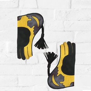 Nouveau design de gants de fauconnerie pour la manipulation des oiseaux Couleurs personnalisées Longs gants de faucon à double couche en cuir de haute qualité - Product Image 3