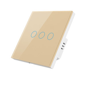 Смарт-переключатель стандарта ЕС стандарта <span class=keywords><strong>ZigBee</strong></span> 86*86 мм работает с Alexa Google Home Tuya Smart Life нейтральный провод опционально сенсорная панель - Product Image 1