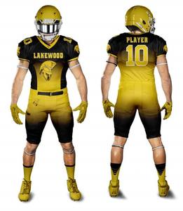 Uniforme de football américain de belle conception Top respirant de haute qualité Tendance avec manches courtes Prix de gros pour adultes - Product Image 5