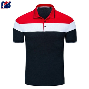 Polo 100% coton Designer manches courtes col rond respirant grande taille polos pour hommes - Product Image 4
