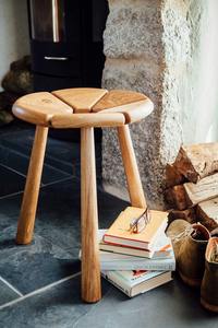 Tabouret en bois contemporain élégant avec dessus de coussin adapté aux hôtels d'appartements de luxe et aux salles de banquet - Product Image 5