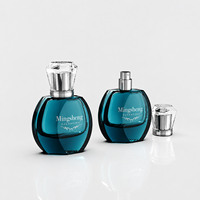 Bouteilles de parfum cylindriques de luxe personnalisées Mingsheng 30ml 50ml 100ml pour parfums liquides avec boîte cadeau Emballage cosmétique